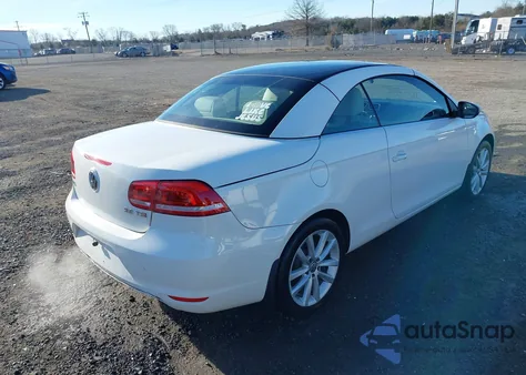 2013 Volkswagen Eos Komfort from USA, damaged, VIN WVWBW8AH0DV007484